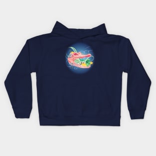 Cacti Crocodile Kids Hoodie